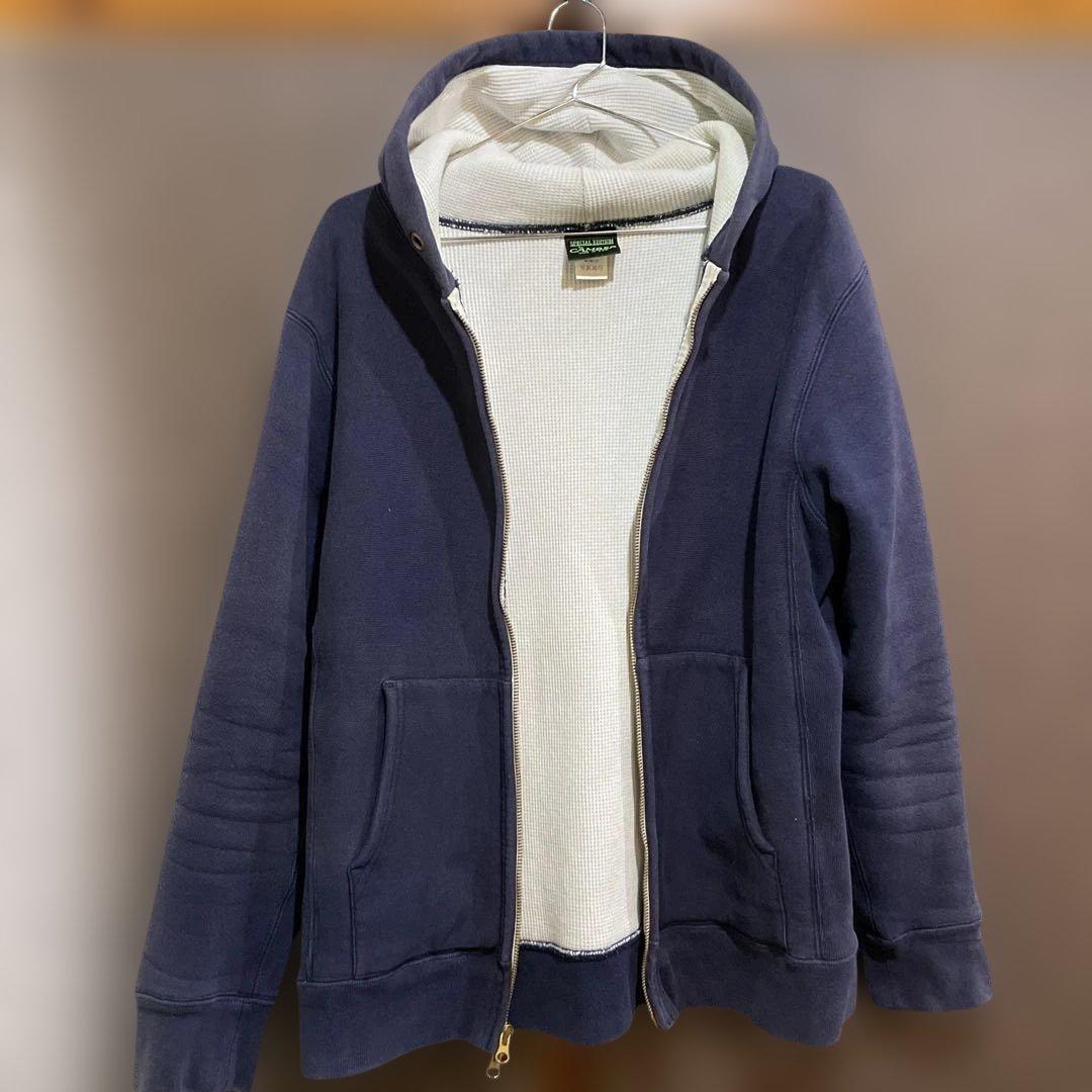 茄子紺/ジップパーカー【CAMBER】/90'/USA製