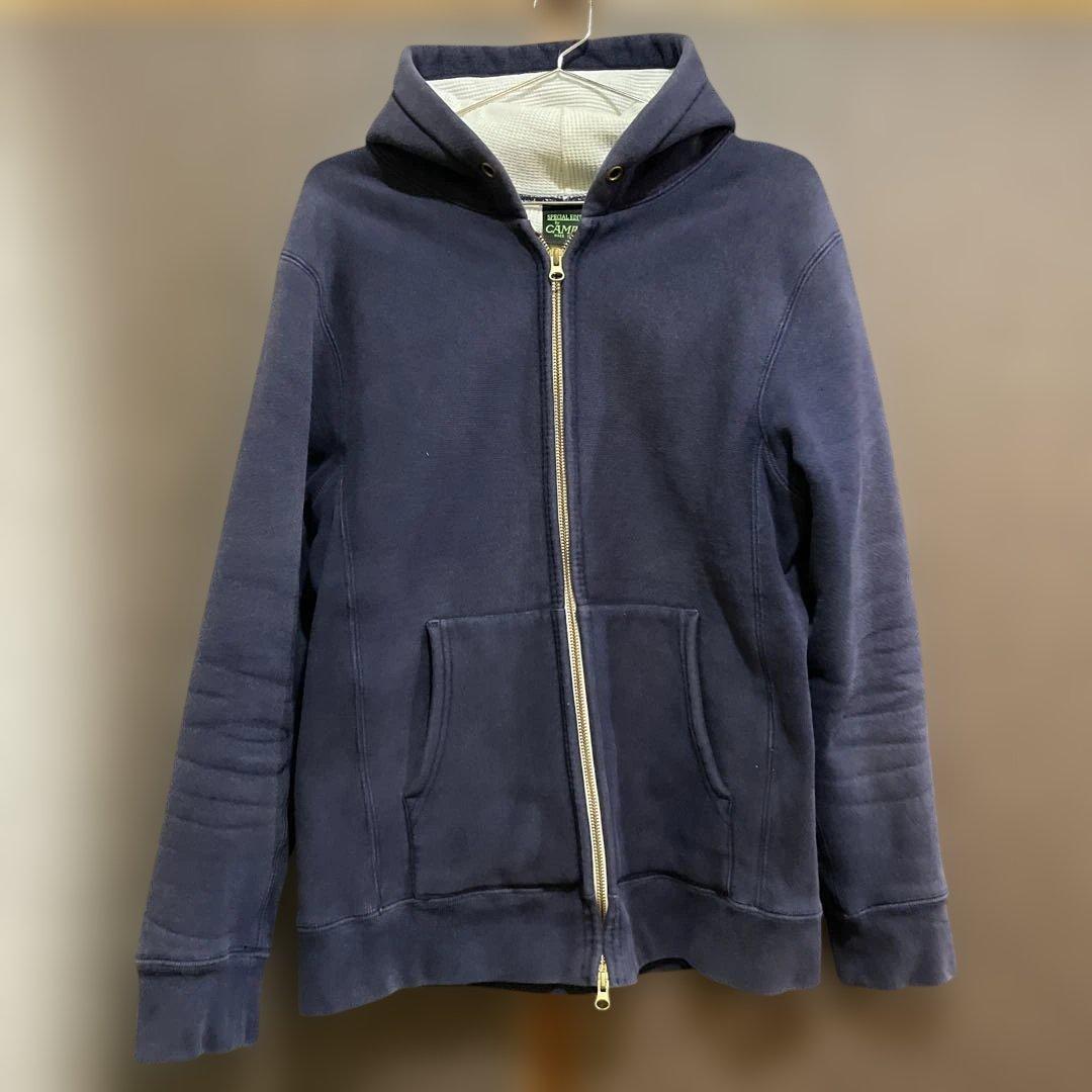 茄子紺/ジップパーカー【CAMBER】/90'/USA製