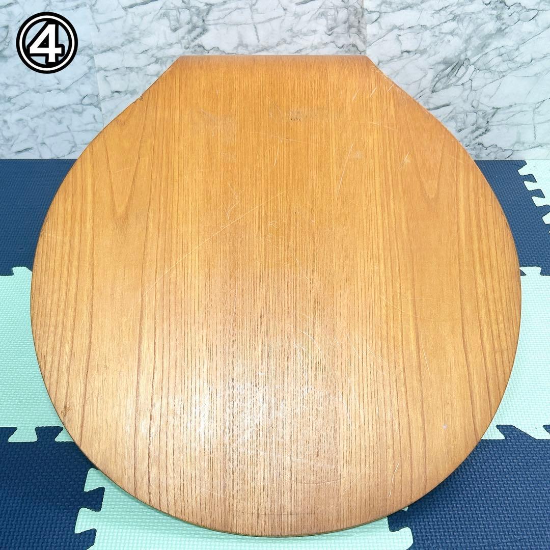 廃盤 天童木工 KABUTOカブト 剣持勇 座椅子 プライウッド 4脚セット