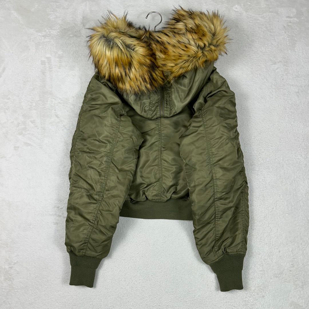 美品♡アズールバイマウジー flight jacket n2b 短丈 Y2K M