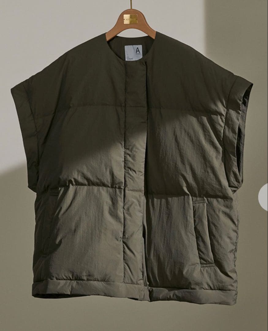 金子綾マルチウェイダウン　カーキ