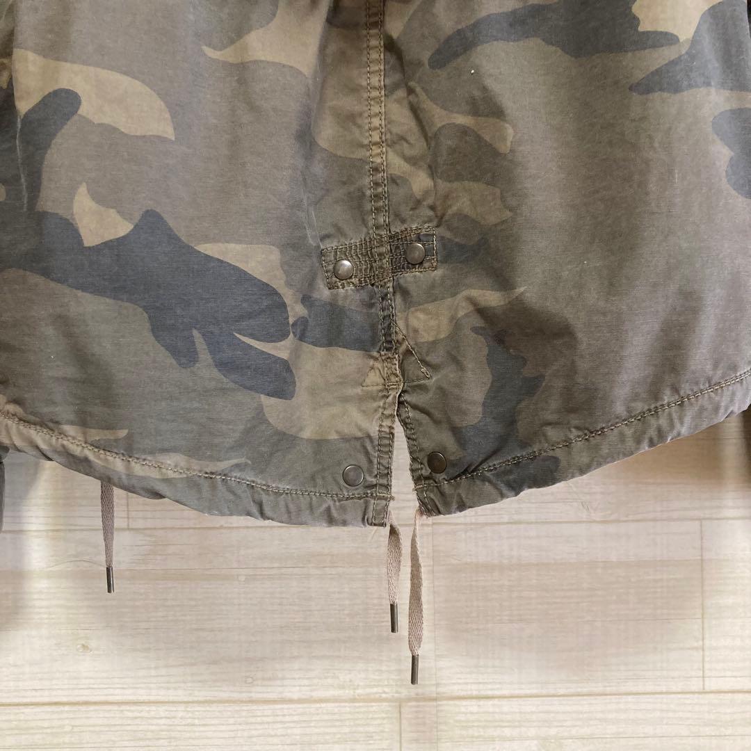 goa ゴア　モッズコート　迷彩　FREEサイズ　レディース　アウター