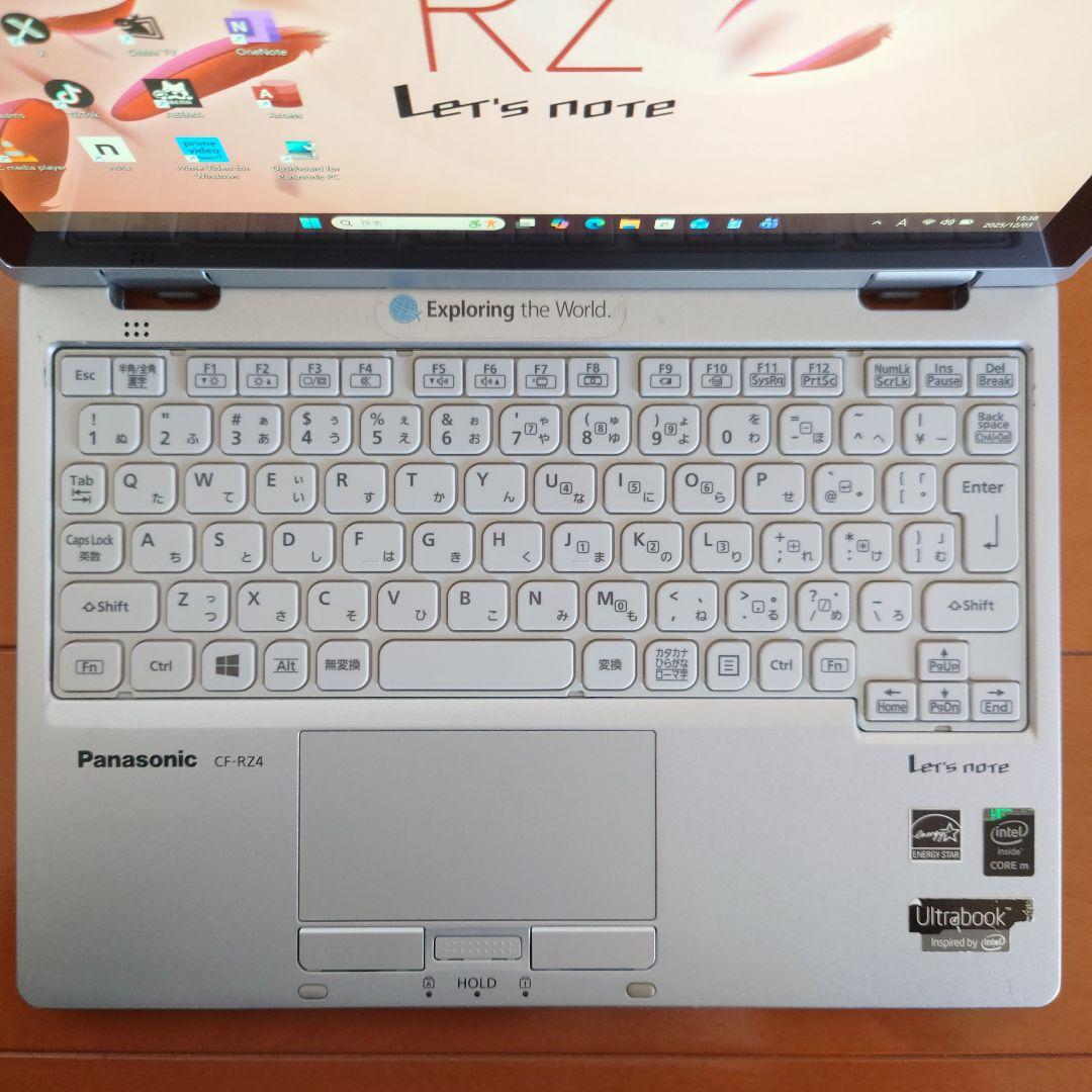 設定済み✨️レッツノート✨️CF-RZ4✨️タッチパネル✨️Win11＆オフィス