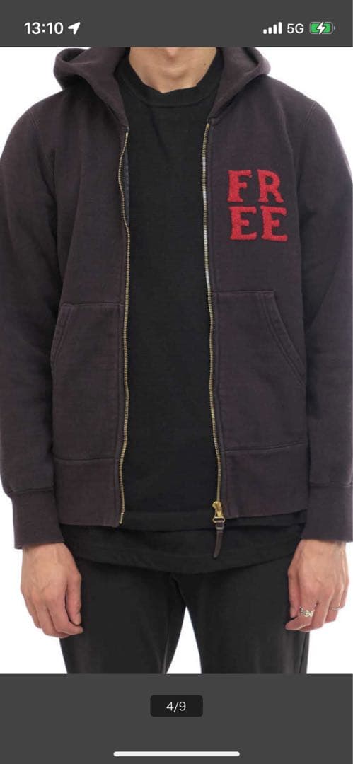 VISVIM パーカーVINTAGE APPLIQUE ZIP HOODY 1