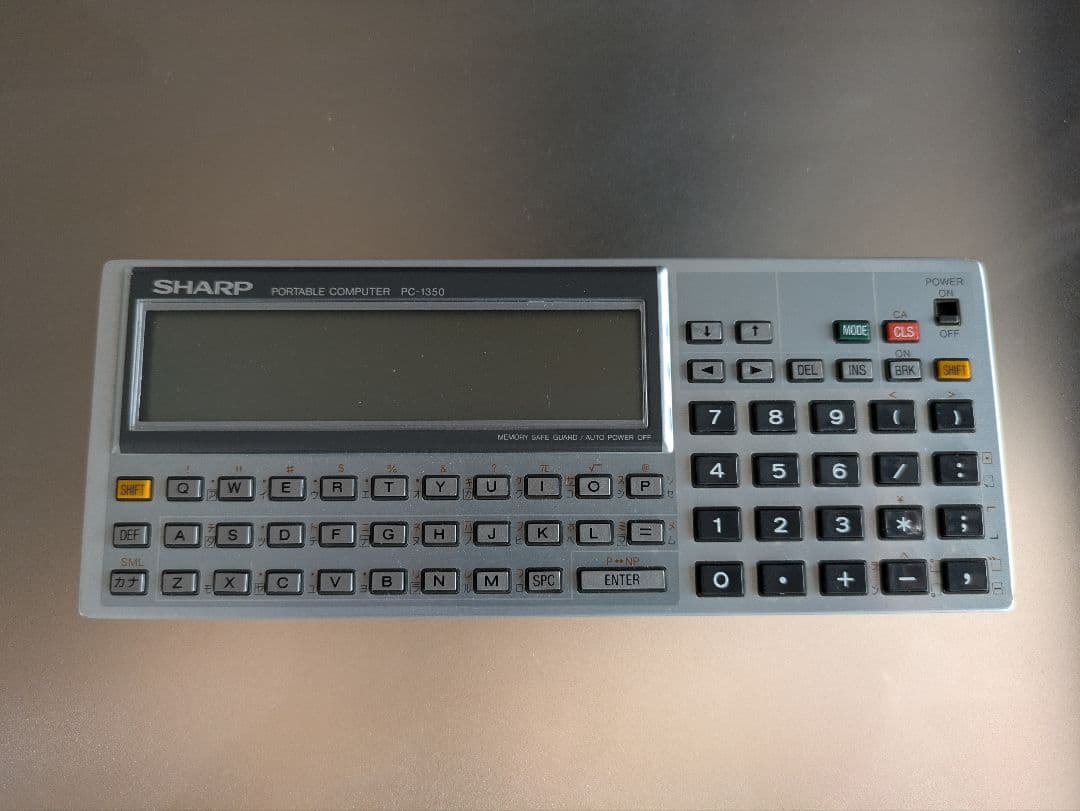 SHARP ポータブルコンピュータ PC-1500