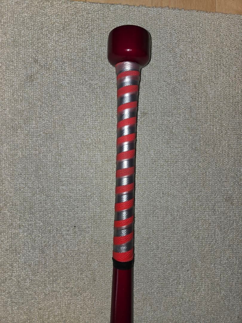 AMAZING BASEBALL GEL LINE BAT-X レッド