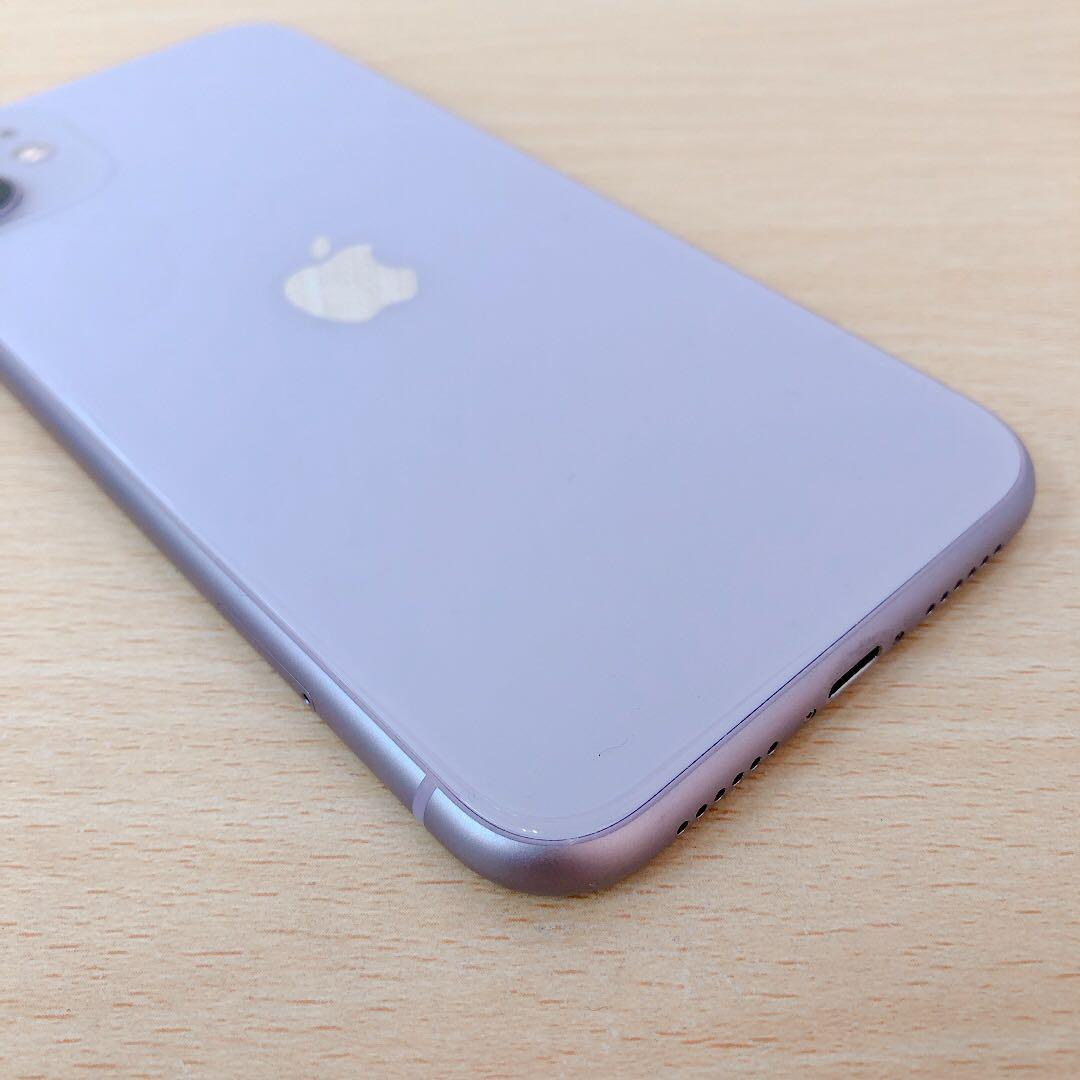 【訳アリ/残債なし】iPhone11 64GB SIMフリー パープル 1017