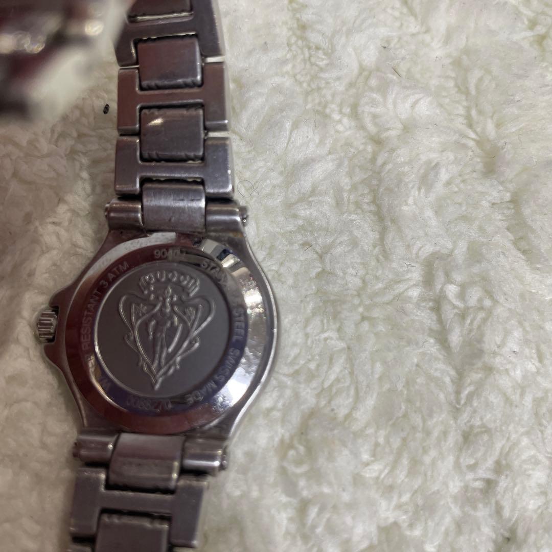 GUCCI 腕時計 クォーツ シルバー/ネイビー