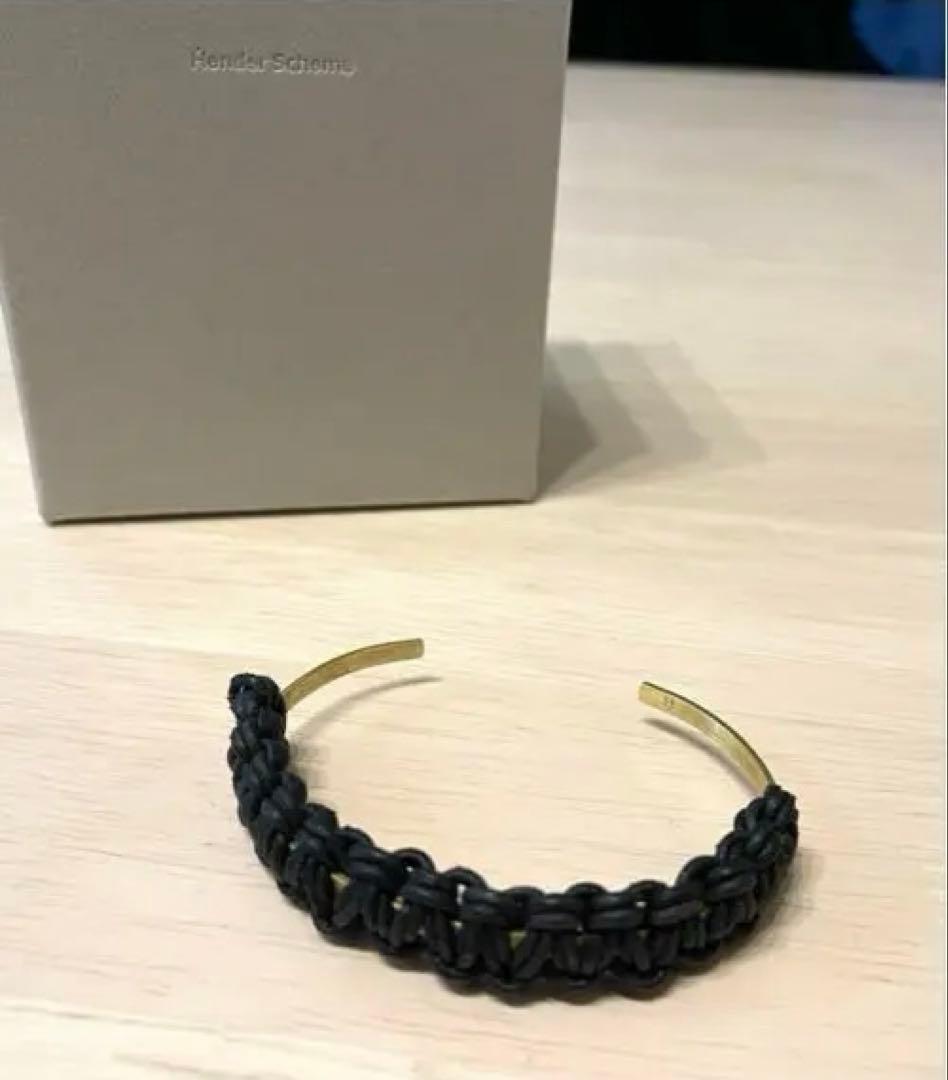 アクセサリー [Hender Scheme]knitted bangle S