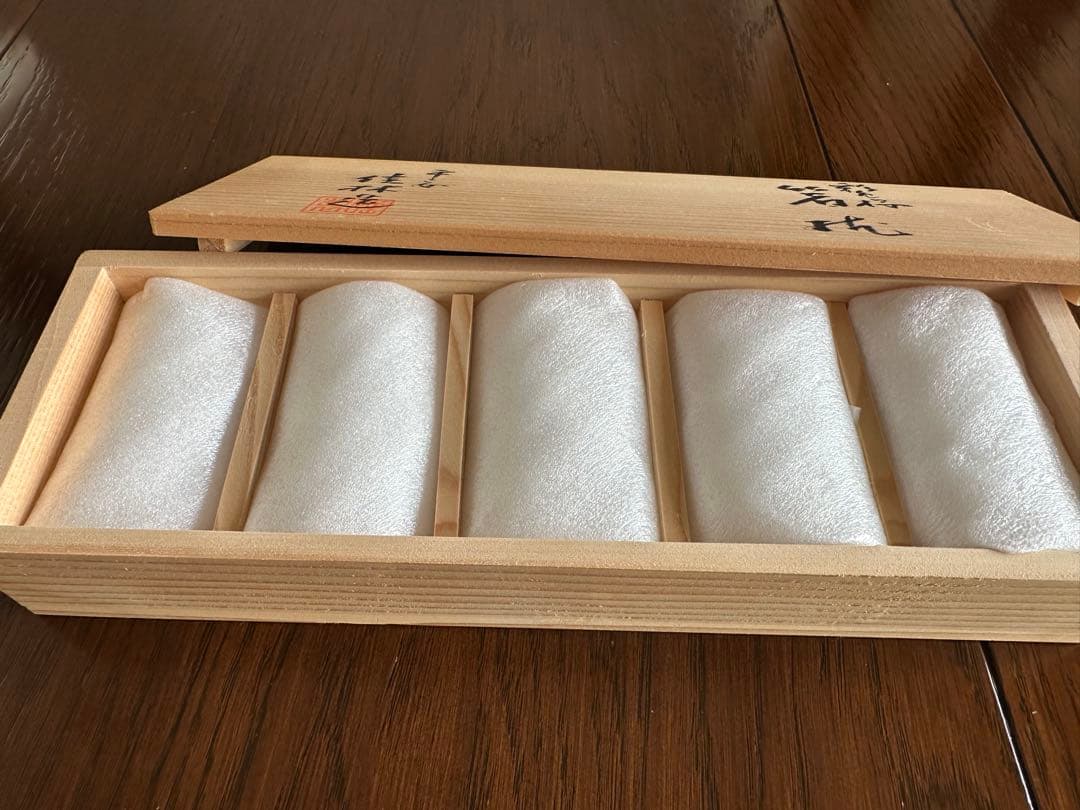 彩色桜　箸置き五点　京都清水焼