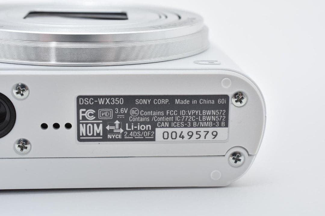 【美品】 SONY DSC-WX350 Cyber-shot デジタルカメラ