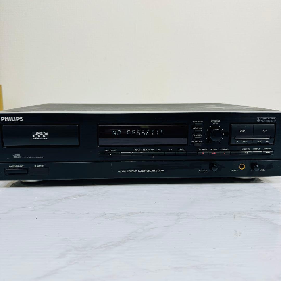 PHILIPS　DCC600　DCC　デジタルコンパクトカセットデッキ　ジャンク