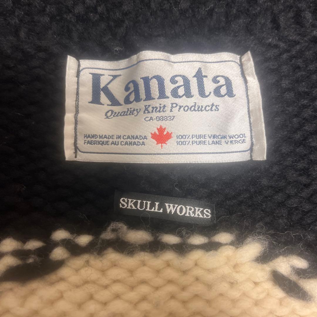 kanata skull works カウチンセーター　カナタ