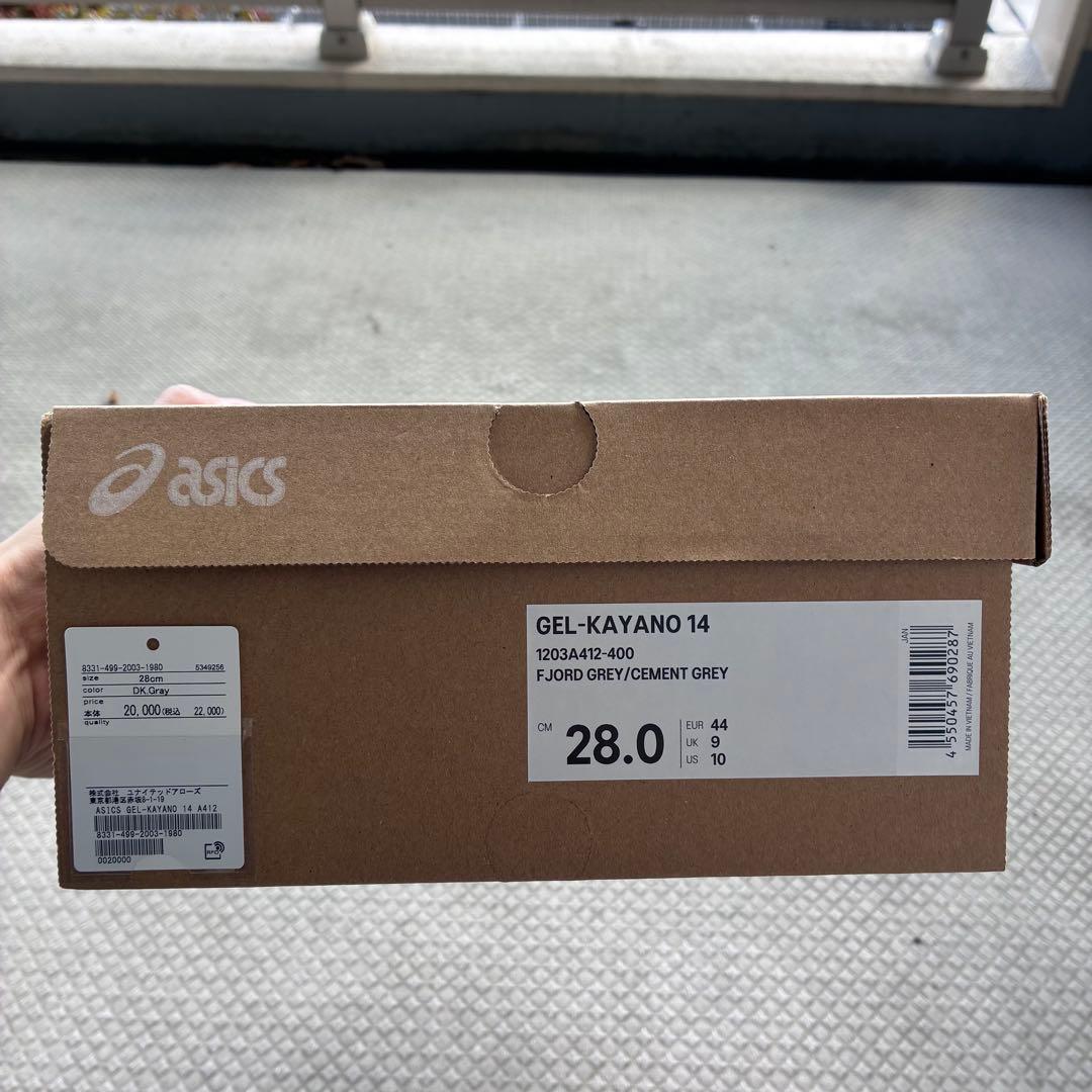 ASICS GEL-KAYANO 14 ブルーグレー　28cm