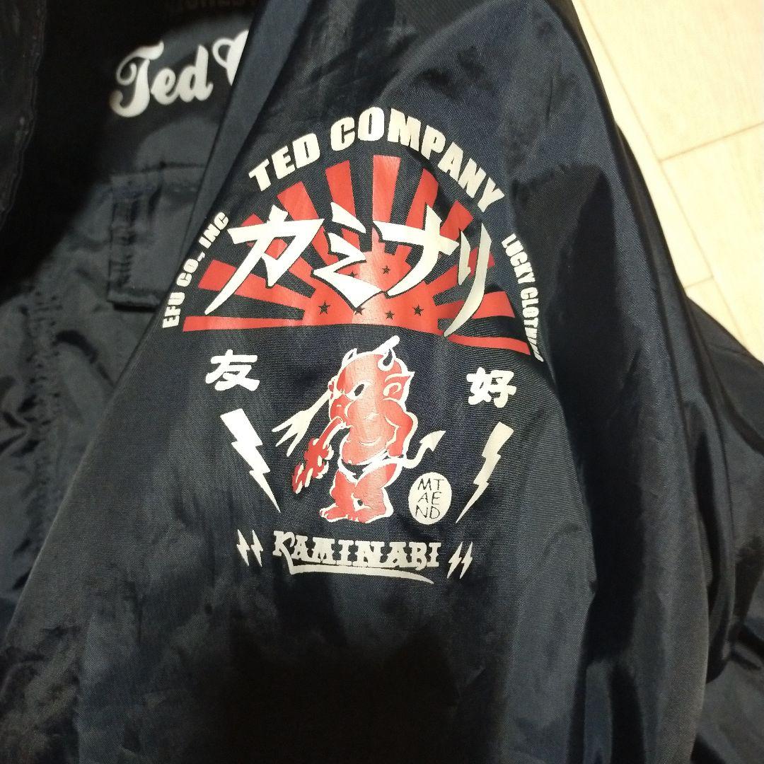カミナリモータース　ドカジャン　TEDMAN　防寒　裏ボア　刺繍　ワッペン