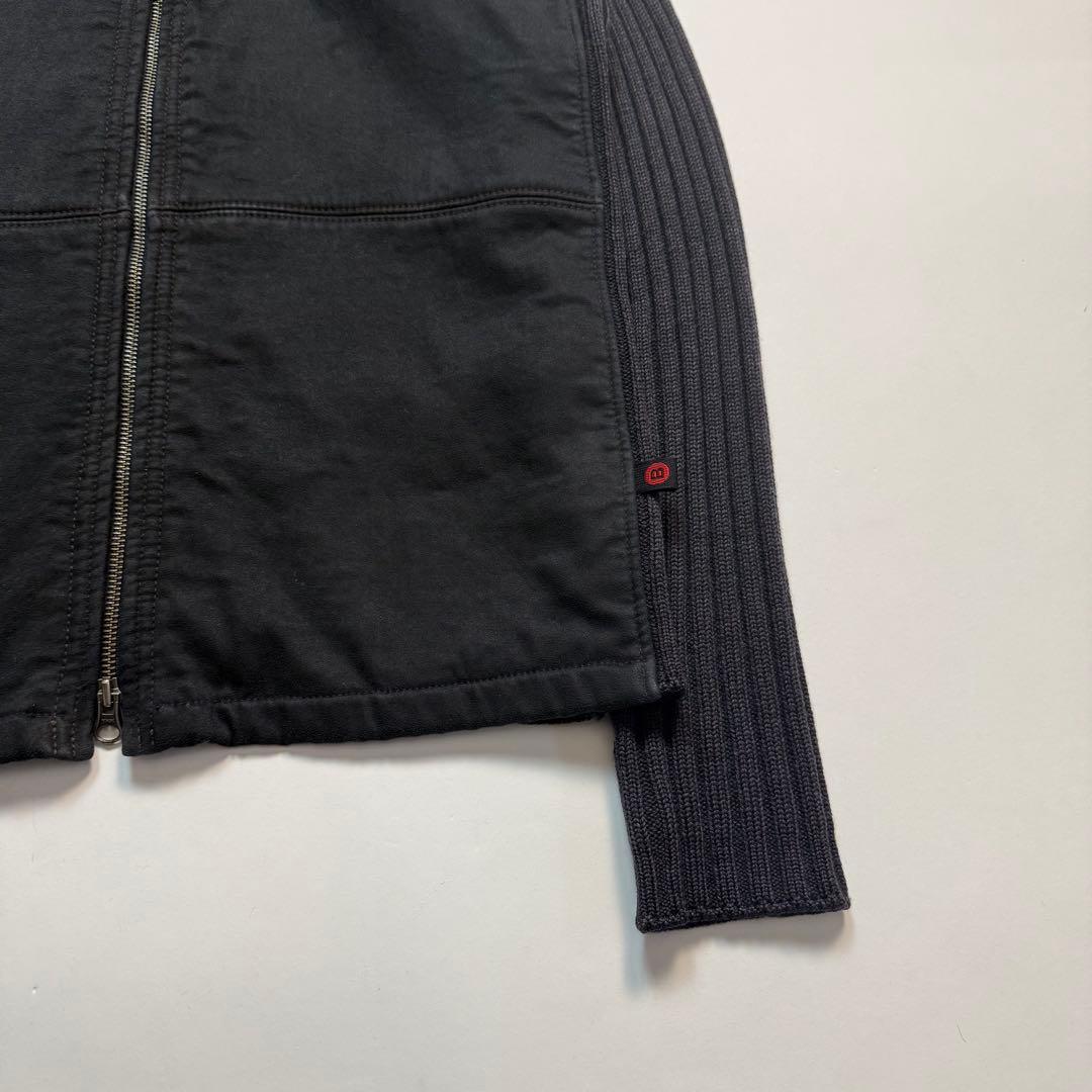 ジャケット・アウター 2000s neck far double zip knit jacket