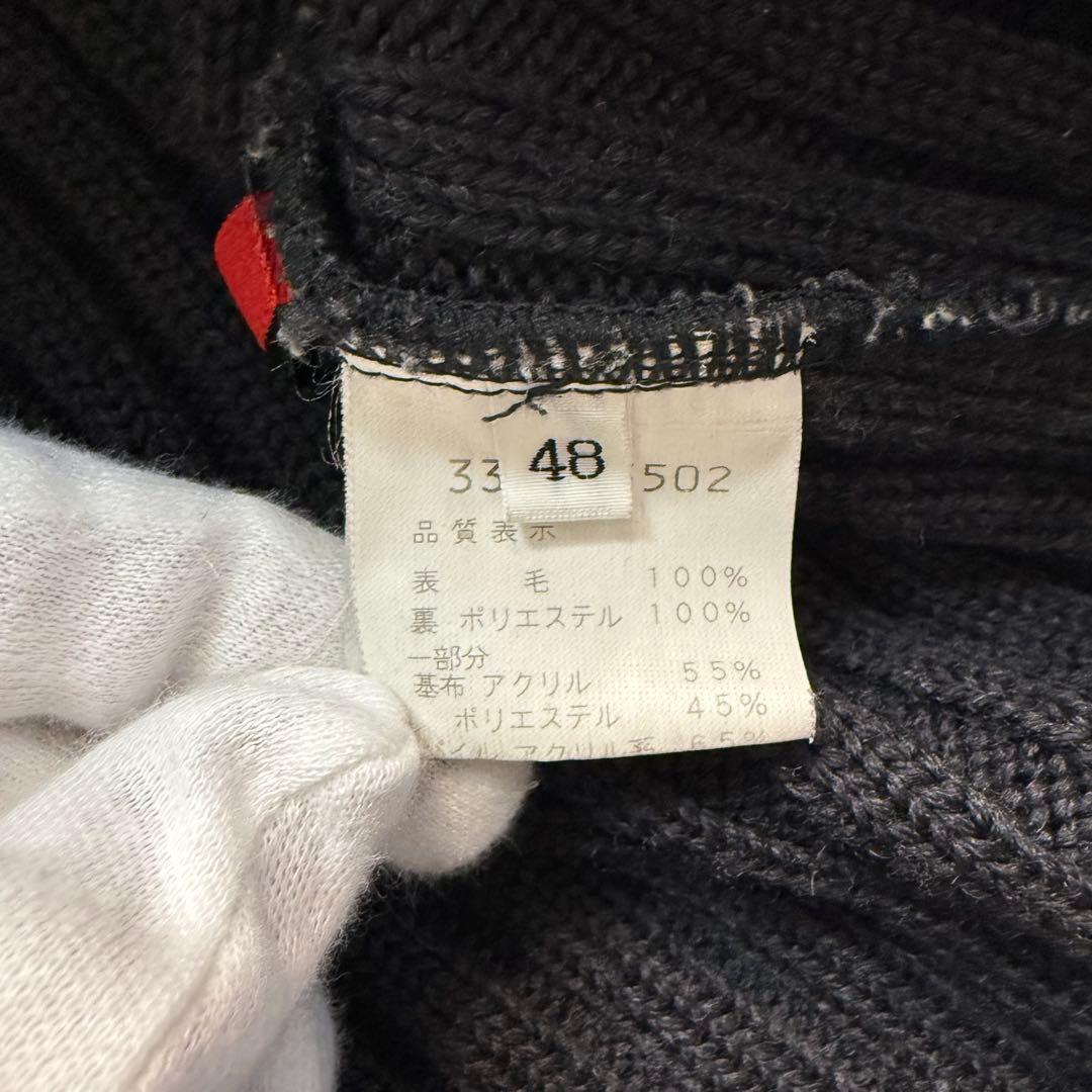 ジャケット・アウター 2000s neck far double zip knit jacket