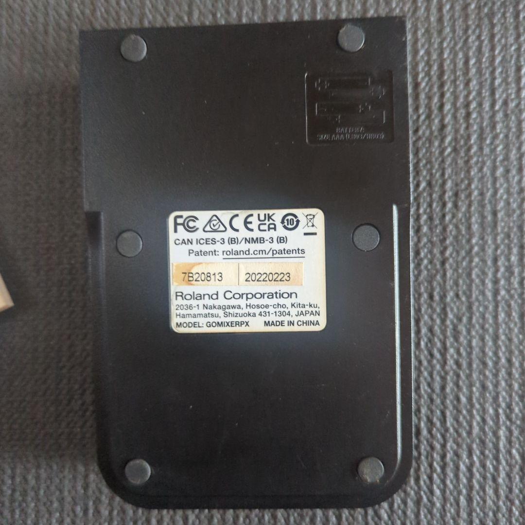 Roland GO-MIXER PRO-X 本体と付属品