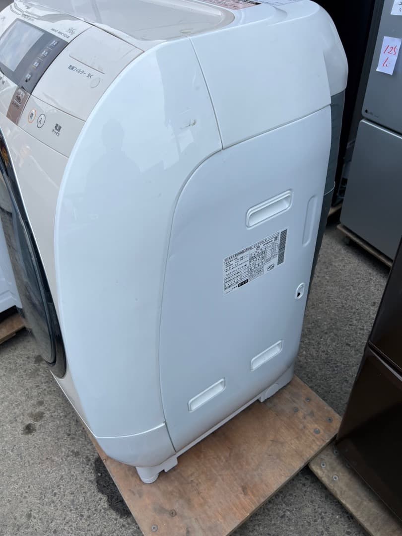 2014年式 9kg 6kg 日立ドラム洗濯乾燥機 BD-V3700L