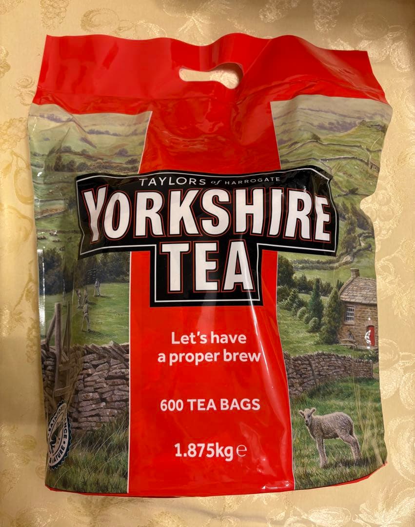 Yorkshire Teaヨークシャーティー600袋1.875kg【新品未開封】