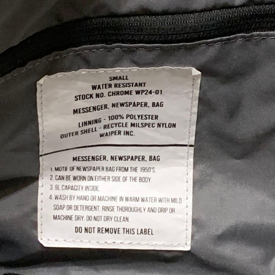 WAIPER.inc×CHROME ワイパー×クローム ニュースペーパーバッグ