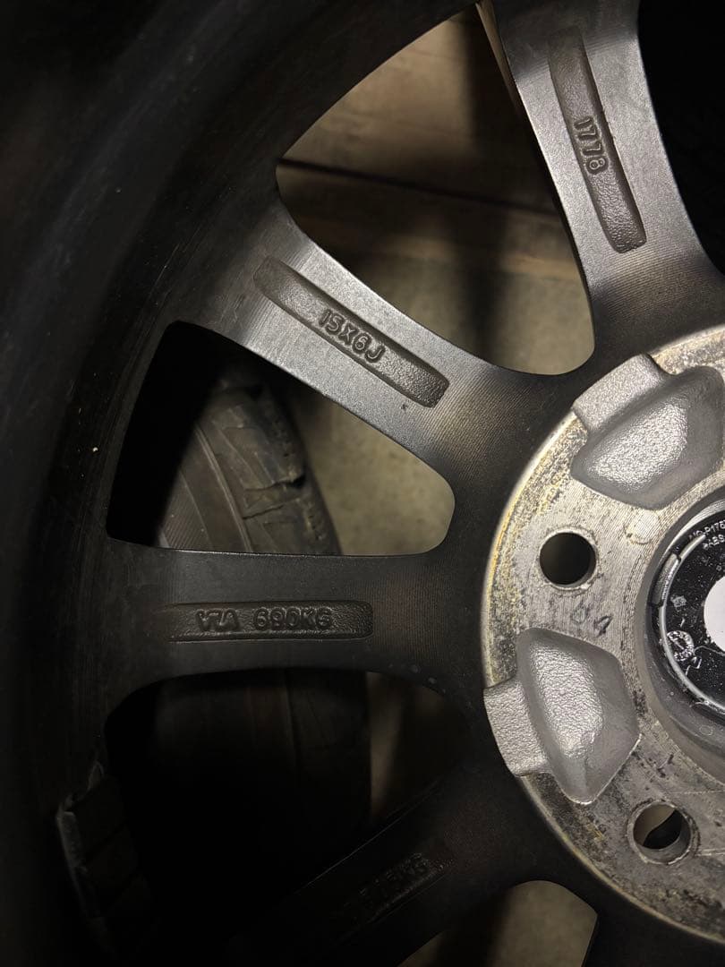 195/65R15スタッドレスタイヤホイール 4本セット　ヨコハマアイスガード