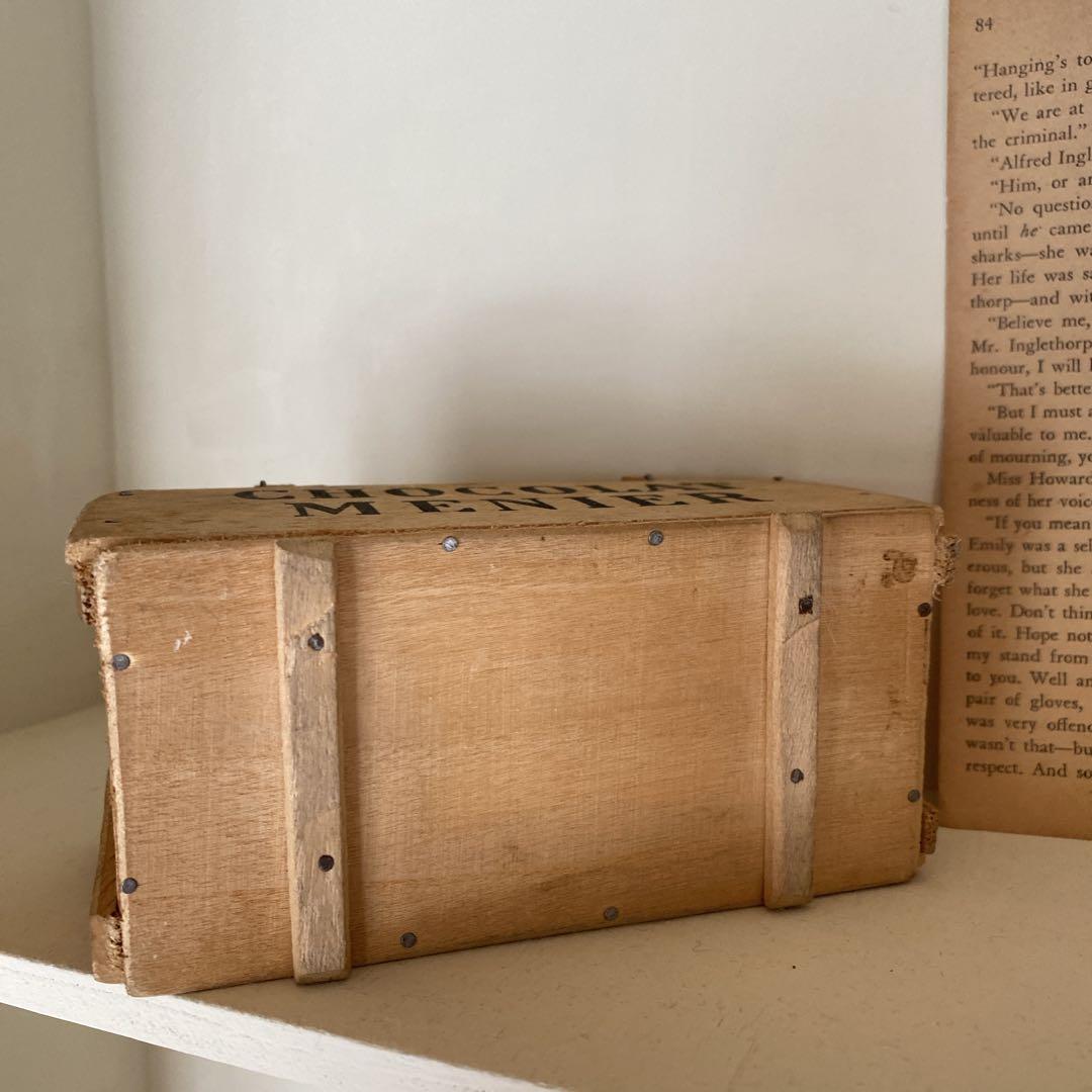 ショコラムニエ　ドール雑貨　木箱　フランスアンティーク