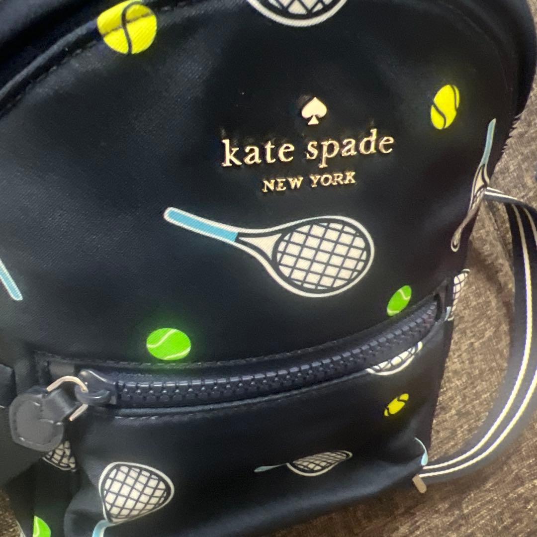 ケイトスペード　テニス柄　リュック　ミニ