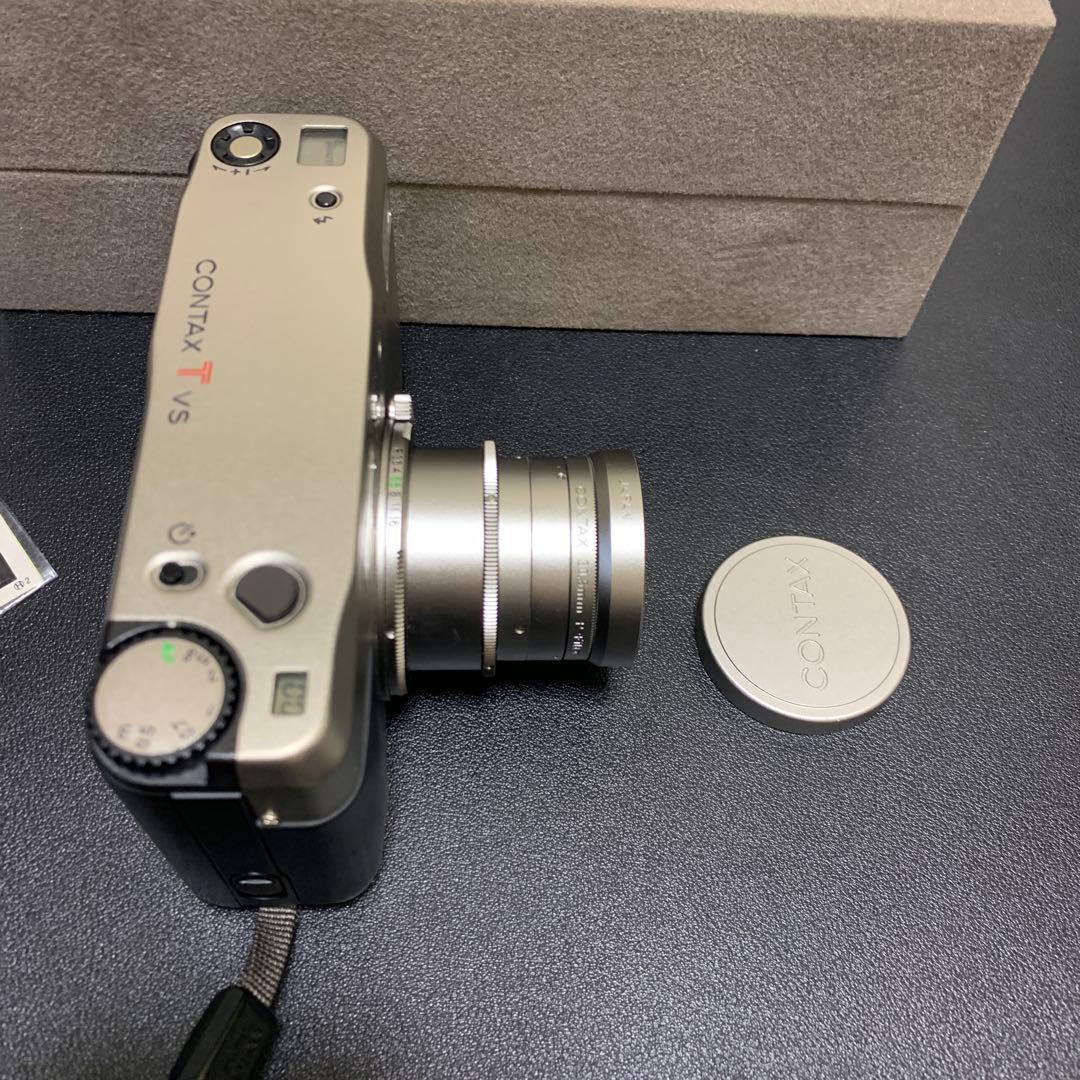 コンタックスCONTAX TVSフィルムカメラ通電確認済　 現状品　動作未確認