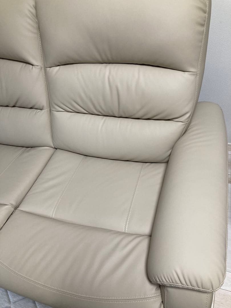 【美品】ニトリ 電動リクライニングソファ nビリーバ 2人掛け ベージュ