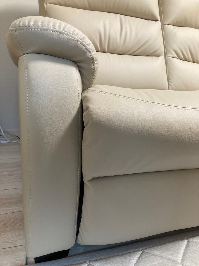 【美品】ニトリ 電動リクライニングソファ nビリーバ 2人掛け ベージュ