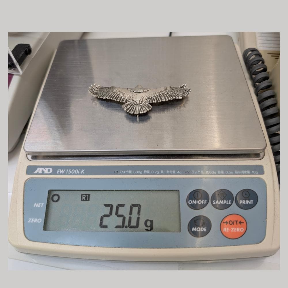 Silver925 イーグル ネックレストップ メンズ 手作り 鷲 アクセサリー