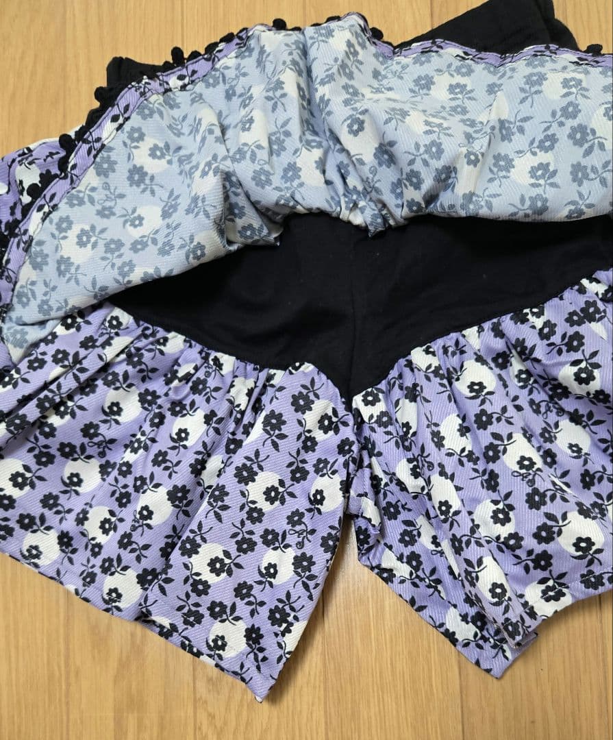 新品タグ付き　アナスイミニ　Tシャツ　フリルキュロット　３点セット　150