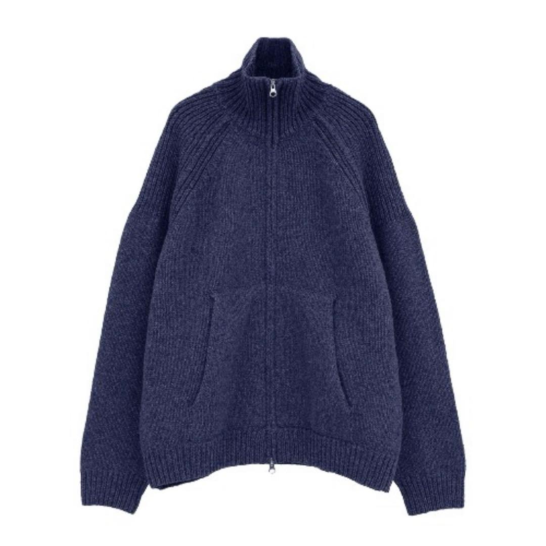 クラネCLANA POCKET ZIP KNIT TOPS