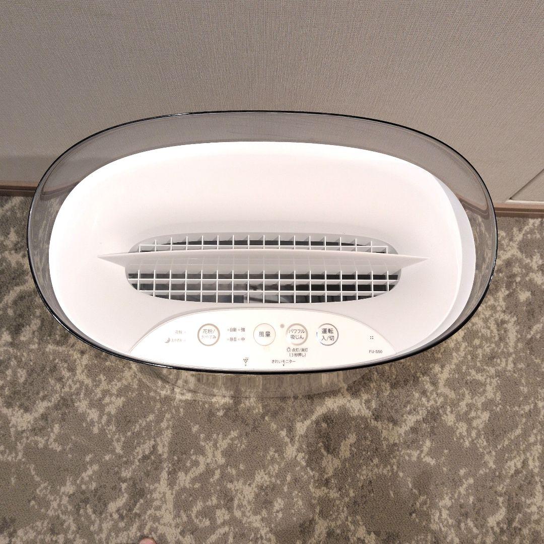 *美品【2025年製】SHARP 空気清浄機 FU-S50 ホワイト