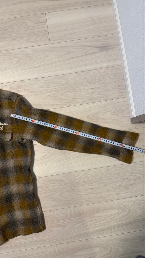 STANDARD CALIFORNIA ウール チェック 長袖シャツ シャツ