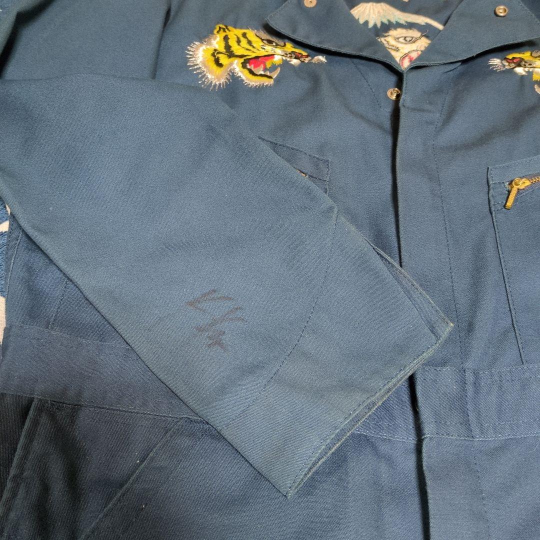 希少、DICKIES 限定トウキョウディッキーズ虎の刺繍ツナギ古着☆