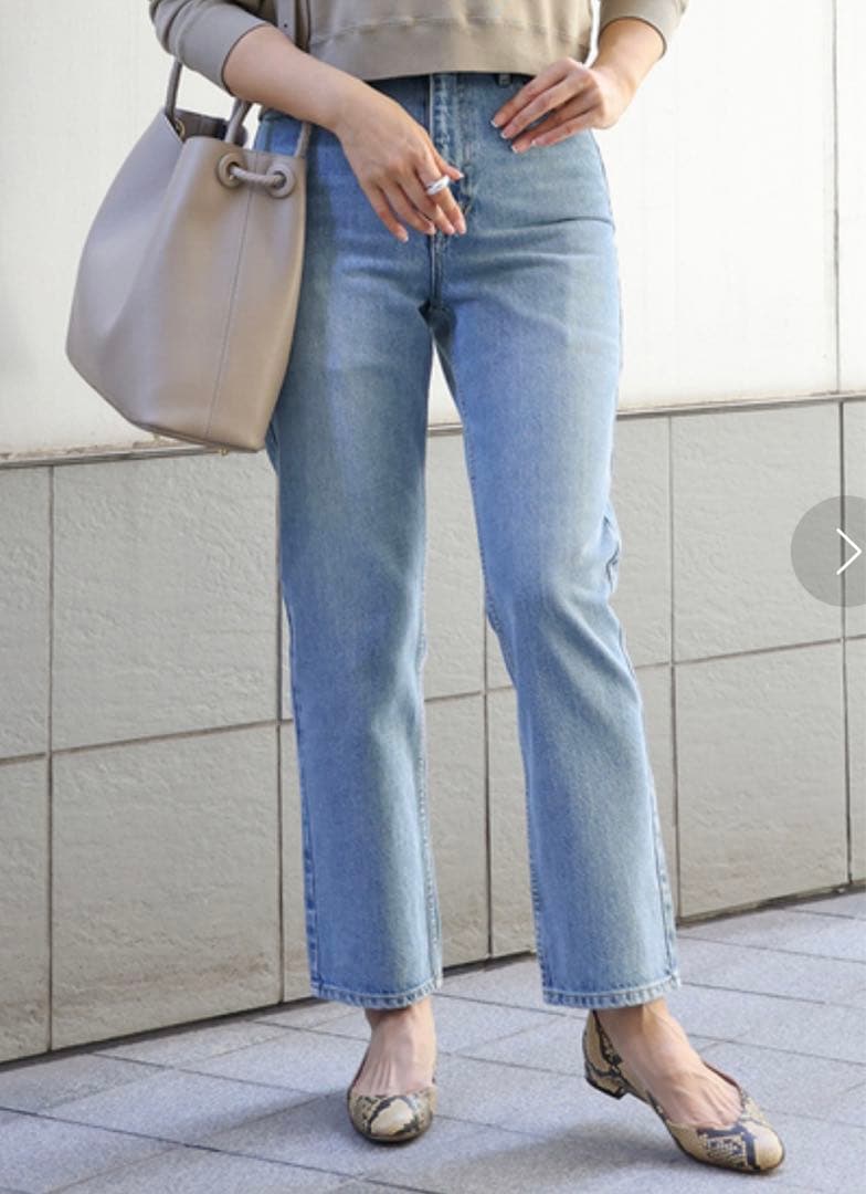 ドゥーズィエムクラス　2024SS スリム クロップドデニム　36 美品