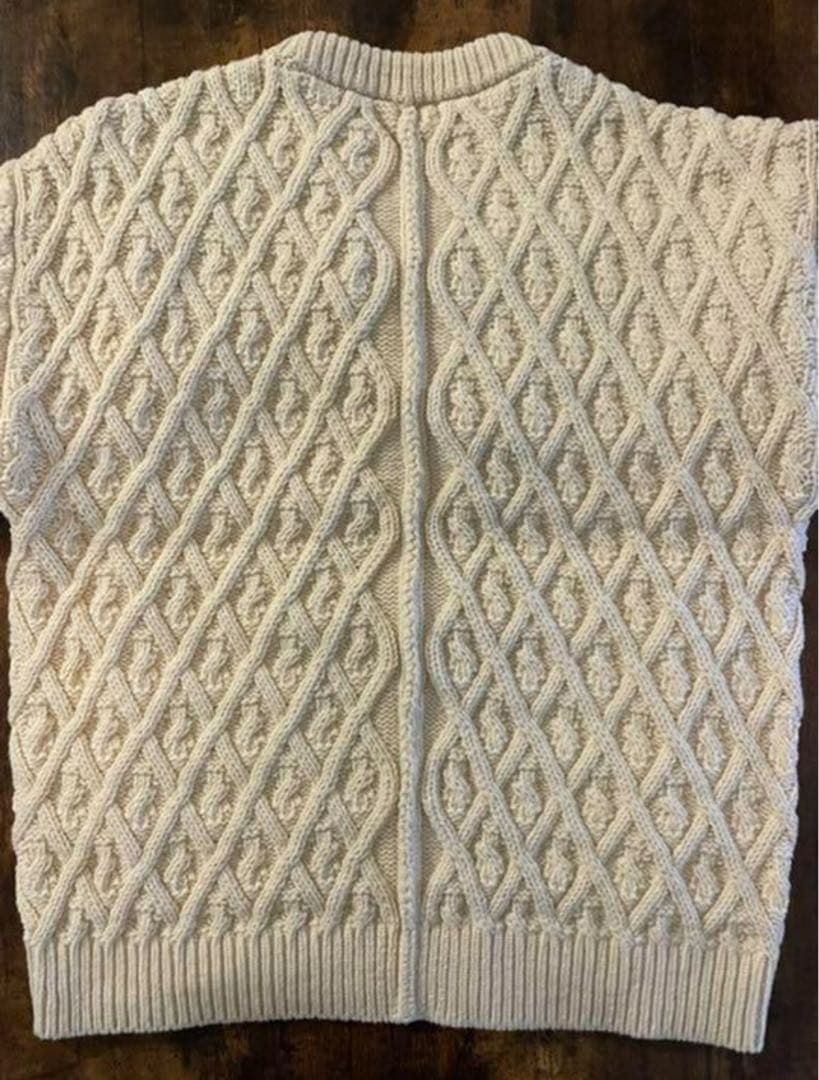 トップス AURALEE HARD TWIST MERINO ARAN KNIT P/O