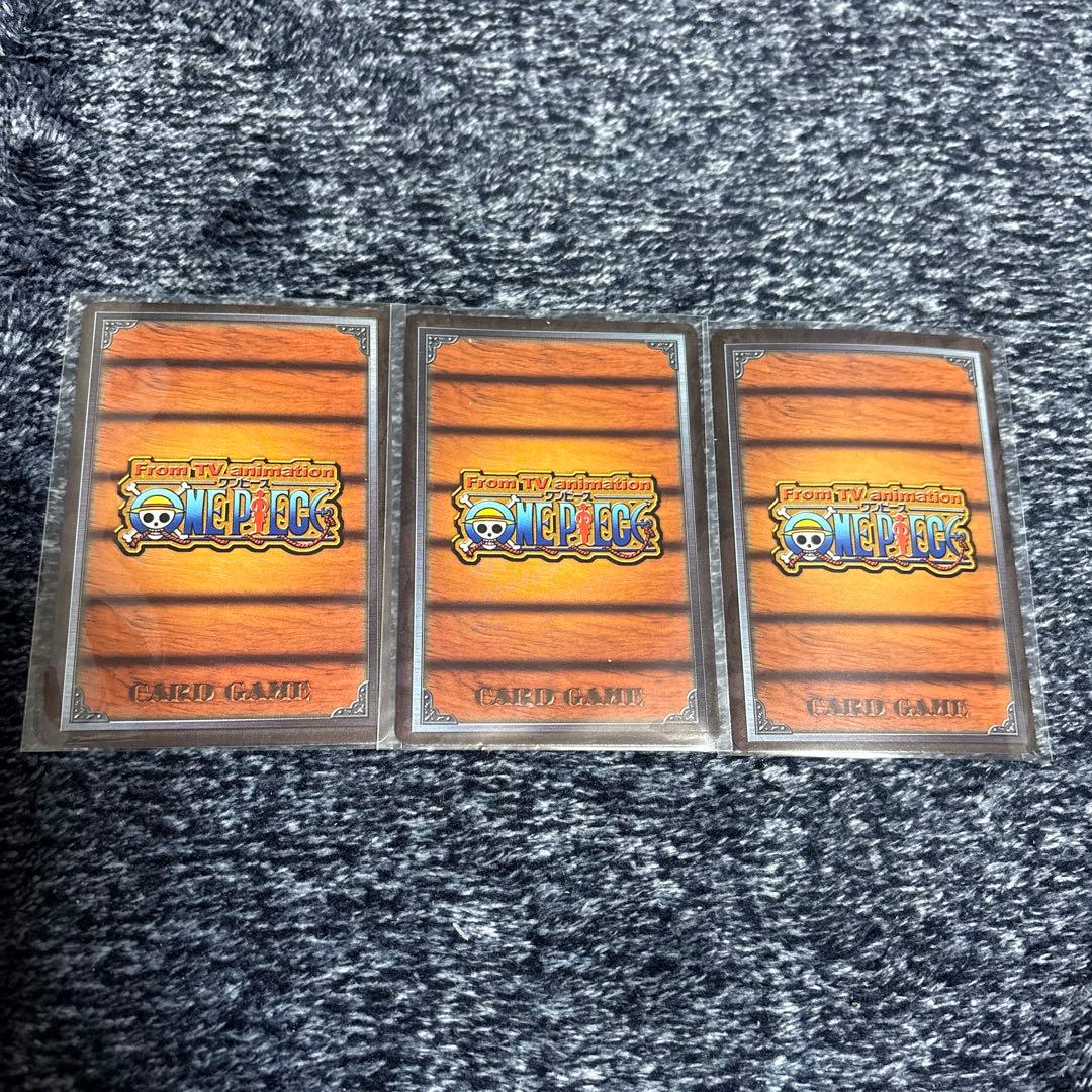 ONE PIECE カードダス ルフィ・エース・シャンクス 3枚セット