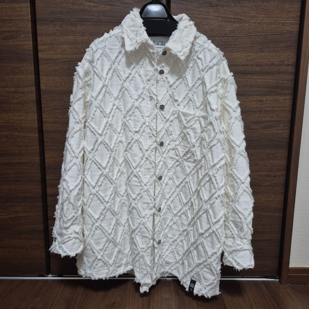 ダブルスタンダード　ダイヤカット デニムシャツ