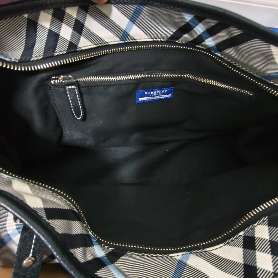 BURBERRY BLUE LABEL チェック トートバッグ