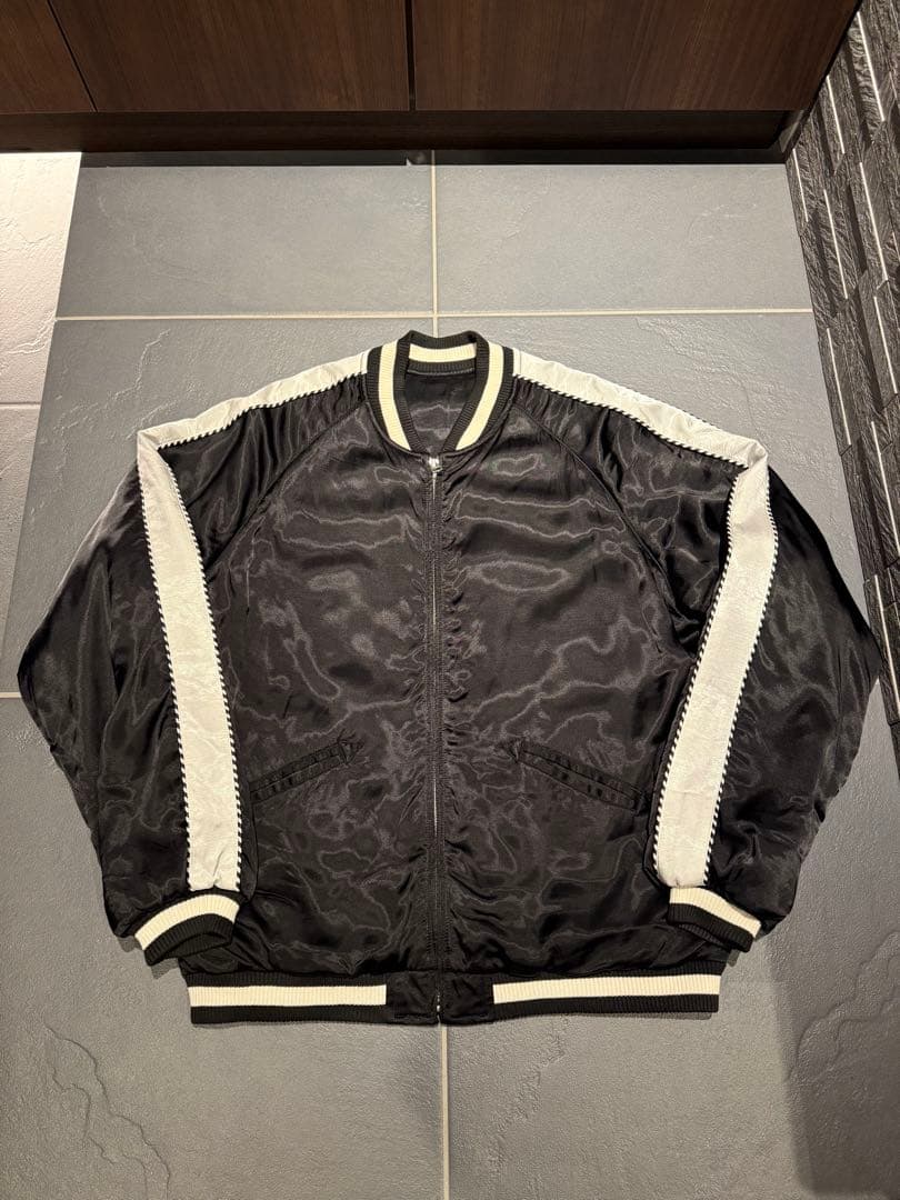 す*ん様 【極美品】WAIPER スーベニアジャケット スカジャン ブラック L