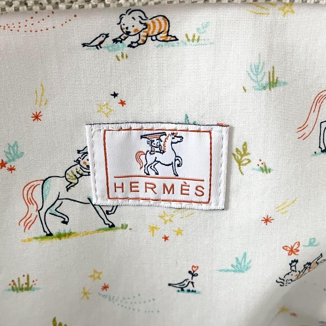 【希少　美品】HERMES マザーズバッグ　カブリオル　ホワイト　ユニコーン