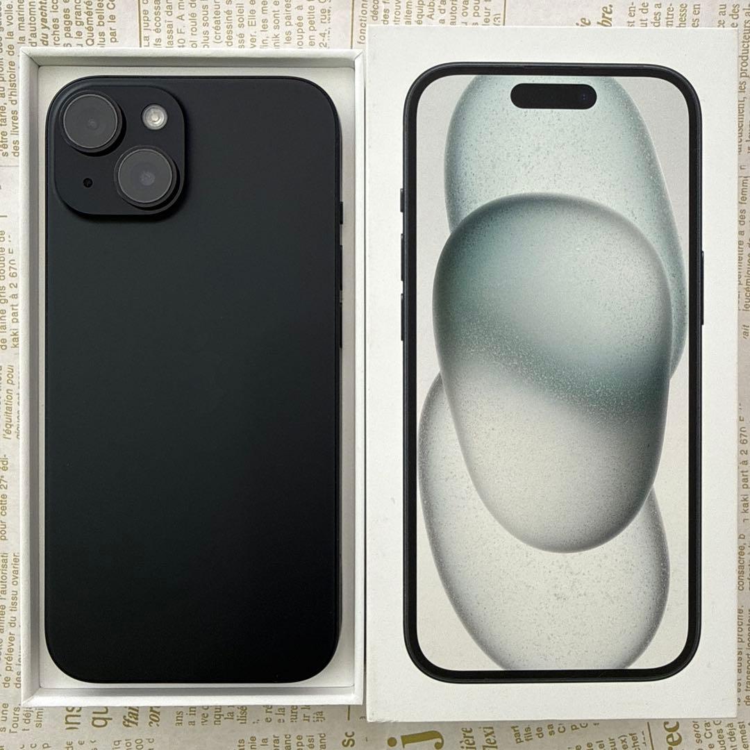 iPhone 15 128GB ブラック SIMフリー