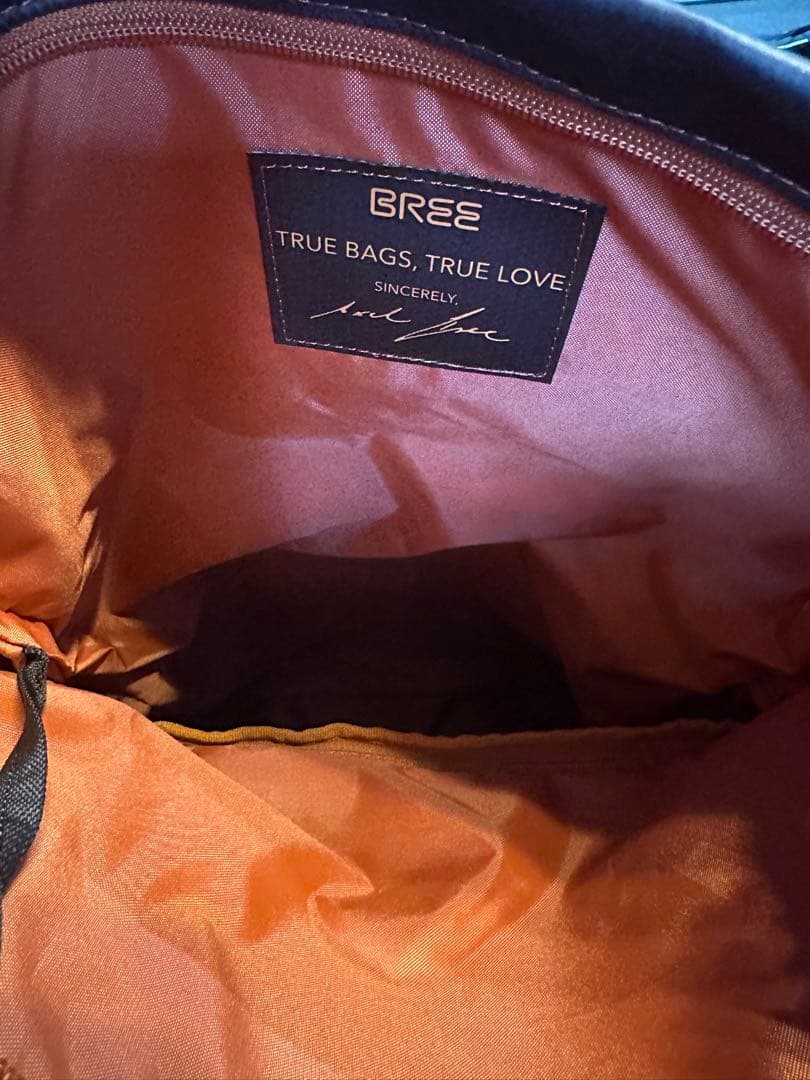 BREE ブラウン フラップバックパック