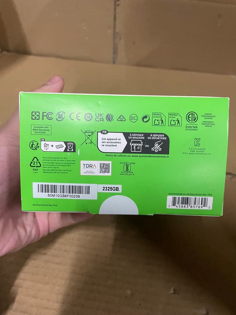 Belkin ワイヤレスヘッドセットAUD005btBLK