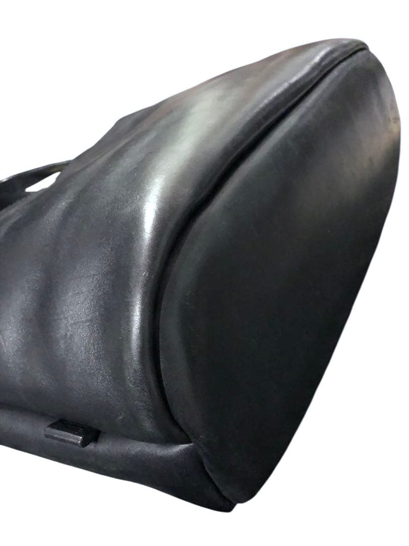 【美品】 ヘルツ スタンダードトートバッグ T-2 ブラック レザー トート