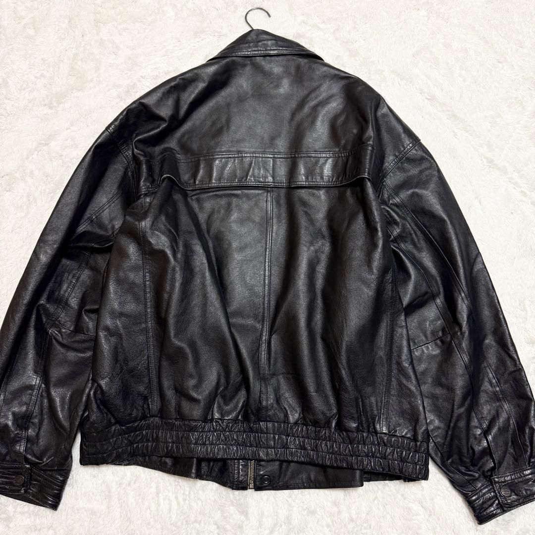 PHASE TWO 本革 レザージャケット ビックサイズ 90s インナー付