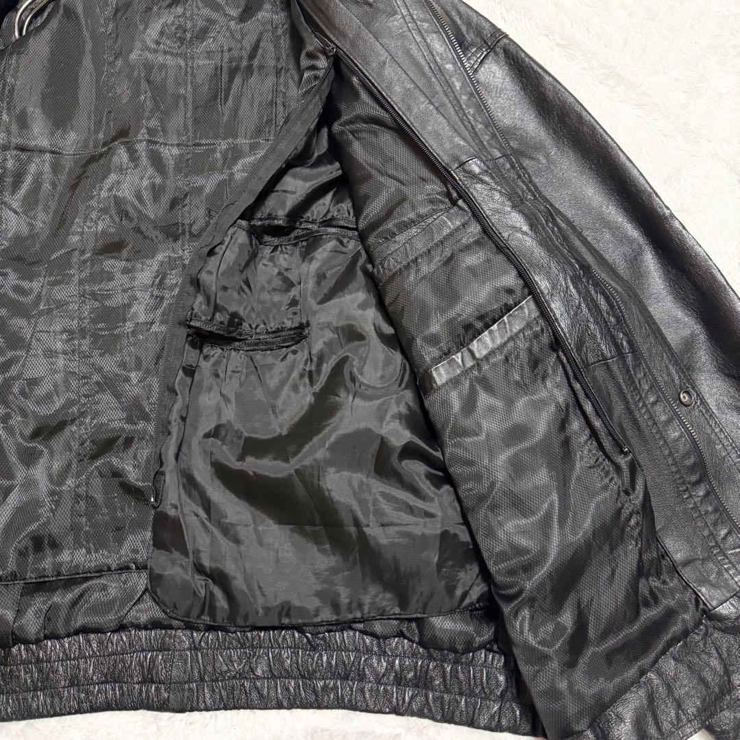 PHASE TWO 本革 レザージャケット ビックサイズ 90s インナー付
